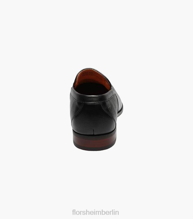 D280124 Schwarz Schuhwerk Männer Florsheim Postino 2 Moc Toe Venetian Slip-on