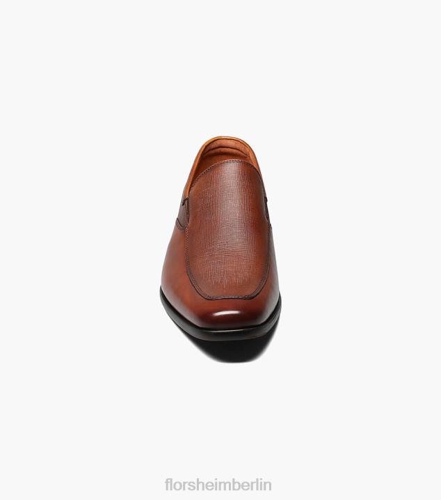 D280125 Cognac Schuhwerk Männer Florsheim Postino 2 Moc Toe Venetian Slip-on