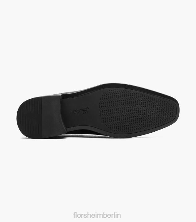 D280154 Schwarz Schuhwerk Männer Florsheim Jackson Moc Toe Slip-on