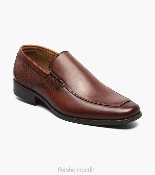 D280155 Cognac Schuhwerk Männer Florsheim Jackson Moc Toe Slip-on
