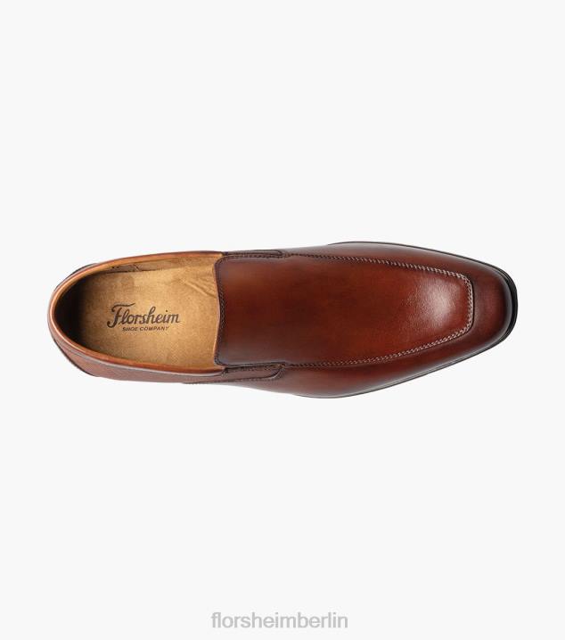 D280155 Cognac Schuhwerk Männer Florsheim Jackson Moc Toe Slip-on