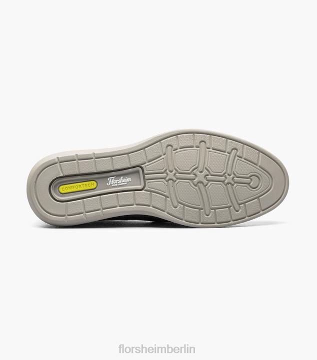 D280327 marineblaues Nubuk Schuhwerk Männer Florsheim Motion Moc-Toe zum Hineinschlüpfen