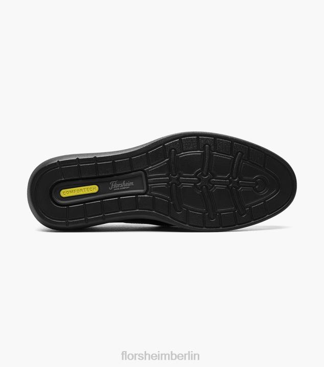 D280328 Schwarz Schuhwerk Männer Florsheim Motion Moc-Toe zum Hineinschlüpfen