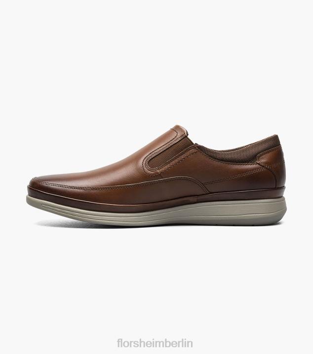 D280329 Cognac Schuhwerk Männer Florsheim Motion Moc-Toe zum Hineinschlüpfen
