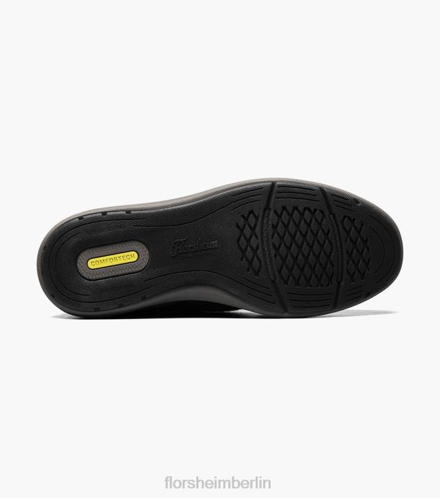 D280341 braun Schuhwerk Männer Florsheim Moc-Toe-Slipper aus Java-Wolle