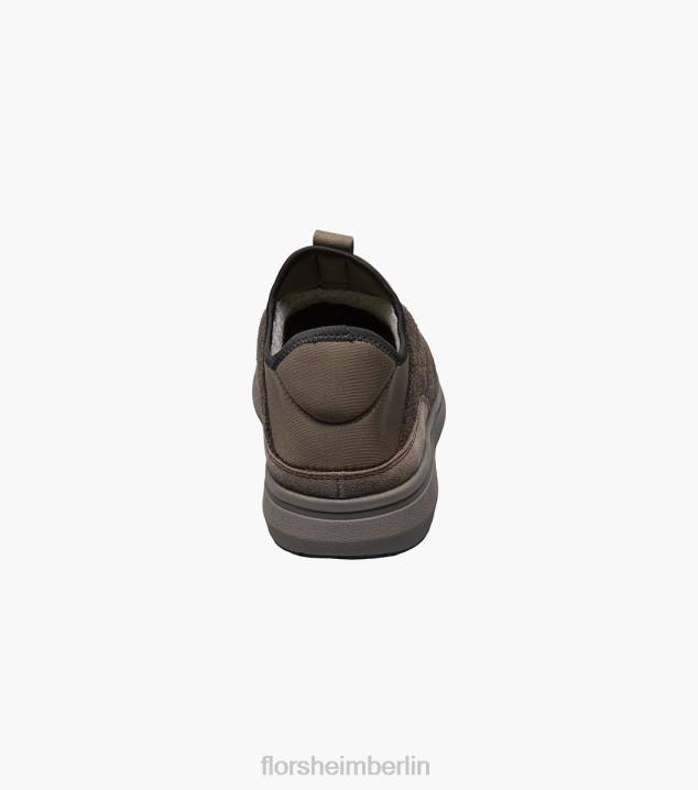 D280341 braun Schuhwerk Männer Florsheim Moc-Toe-Slipper aus Java-Wolle