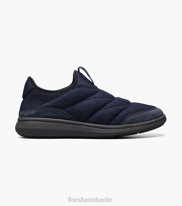 D280342 Marine Schuhwerk Männer Florsheim Moc-Toe-Slipper aus Java-Wolle