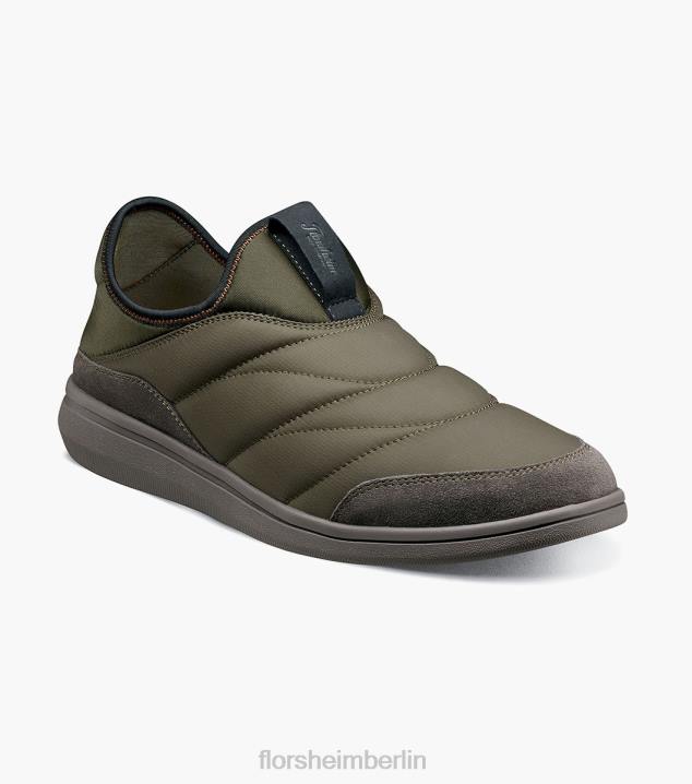 D280344 Olive Schuhwerk Männer Florsheim Java-Nylon-Moc-Toe zum Hineinschlüpfen