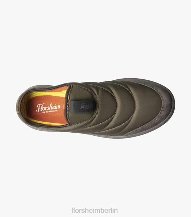 D280344 Olive Schuhwerk Männer Florsheim Java-Nylon-Moc-Toe zum Hineinschlüpfen
