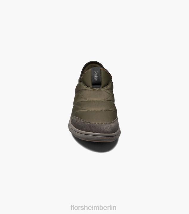 D280344 Olive Schuhwerk Männer Florsheim Java-Nylon-Moc-Toe zum Hineinschlüpfen