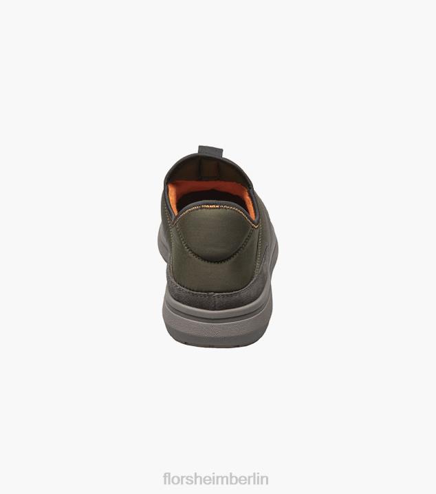 D280344 Olive Schuhwerk Männer Florsheim Java-Nylon-Moc-Toe zum Hineinschlüpfen