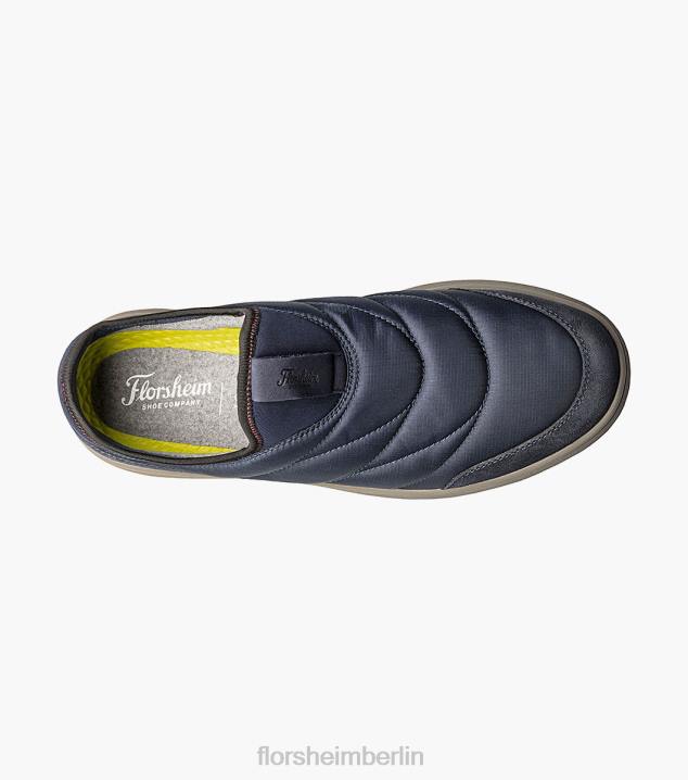 D280345 Marine Schuhwerk Männer Florsheim Java-Nylon-Moc-Toe zum Hineinschlüpfen