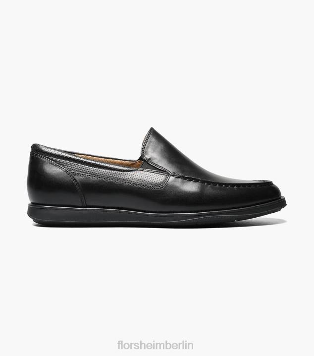 D280352 Schwarz Schuhwerk Männer Florsheim Atlantic Moc Toe Venetian Slip On