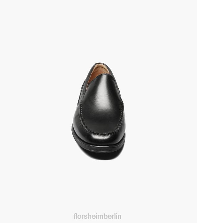 D280352 Schwarz Schuhwerk Männer Florsheim Atlantic Moc Toe Venetian Slip On