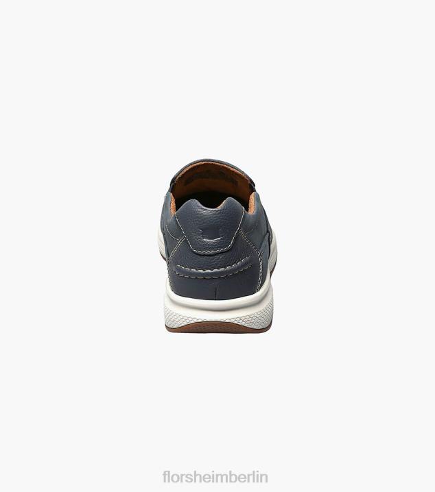 D280357 Indigo Schuhwerk Männer Florsheim Great Lakes Moc-Toe zum Hineinschlüpfen