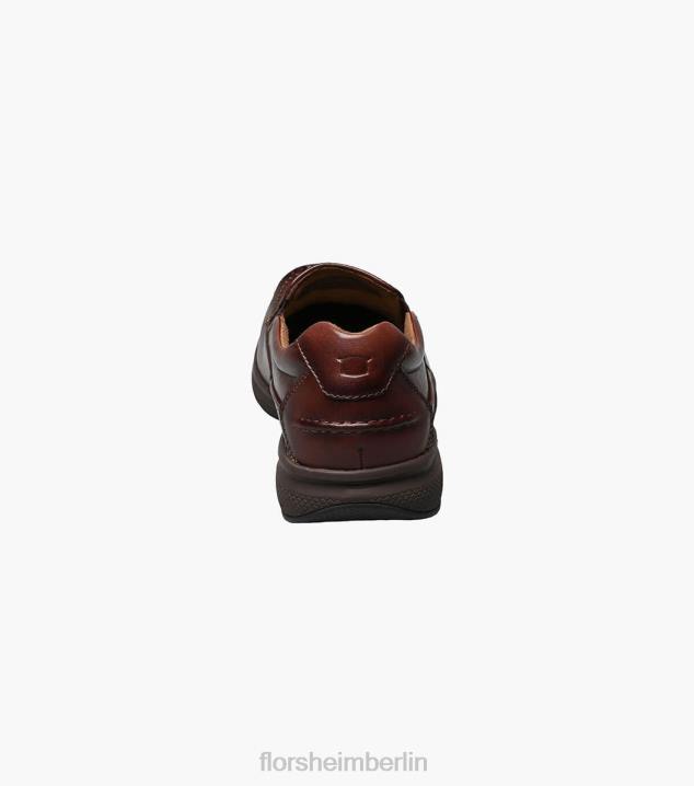 D280358 braun Schuhwerk Männer Florsheim Great Lakes Moc-Toe zum Hineinschlüpfen