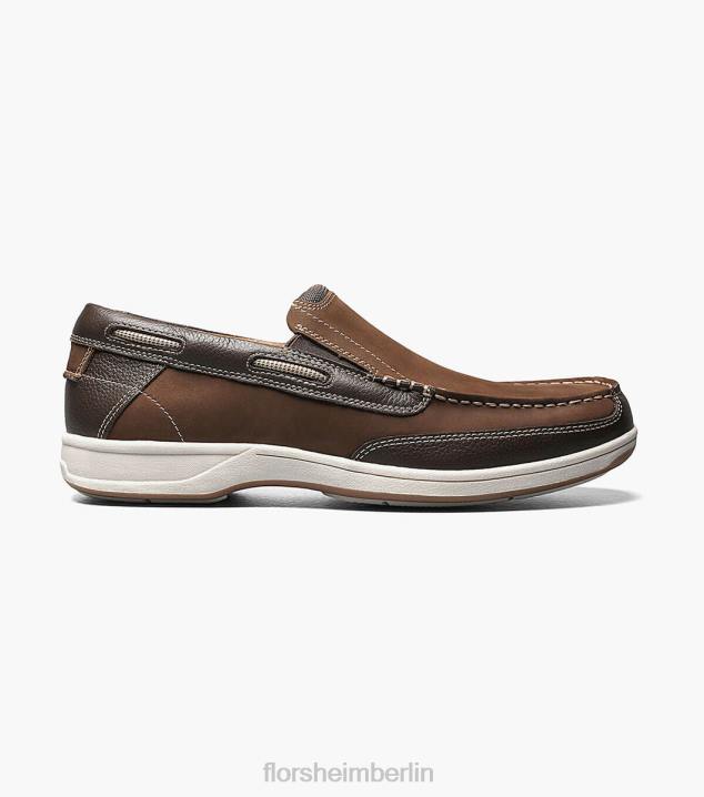 D280362 braun Schuhwerk Männer Florsheim Moc-Toe-Slipper am Seeufer