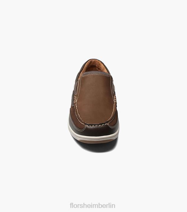 D280362 braun Schuhwerk Männer Florsheim Moc-Toe-Slipper am Seeufer