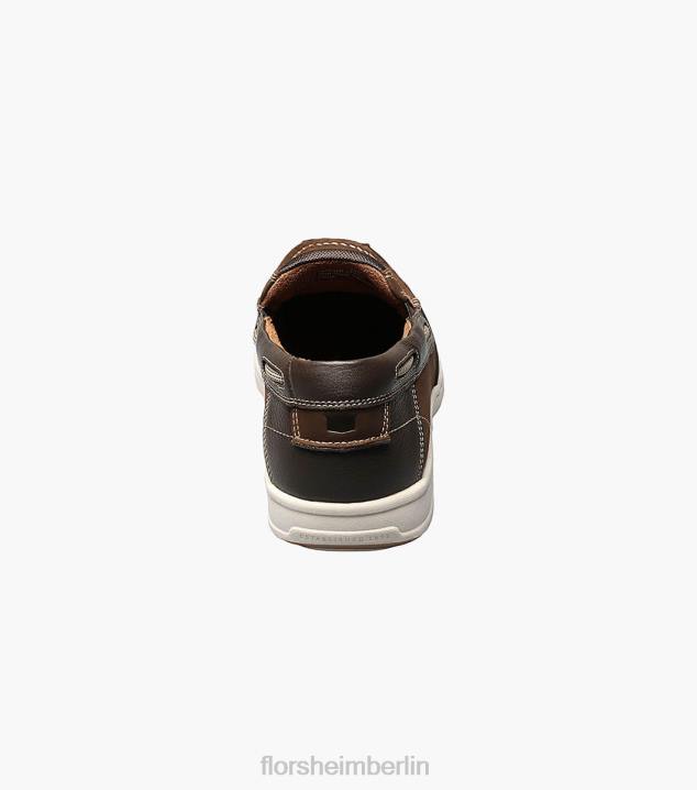D280362 braun Schuhwerk Männer Florsheim Moc-Toe-Slipper am Seeufer