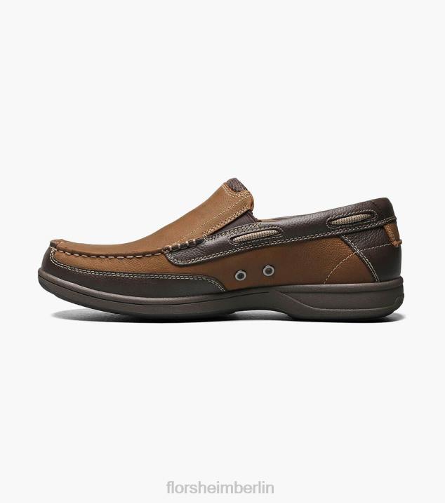 D280363 Stein Schuhwerk Männer Florsheim Moc-Toe-Slipper am Seeufer