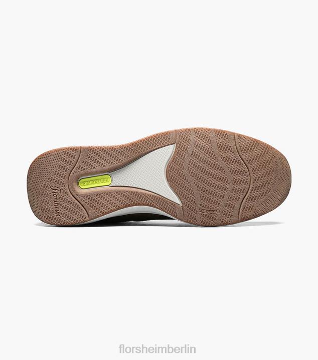 D280382 Marine Schuhwerk Männer Florsheim Great Lakes Canvas-Moc-Toe zum Hineinschlüpfen