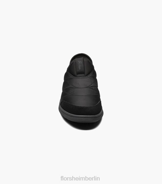D280400 Schwarz Schuhwerk Männer Florsheim Sportlicher Moc-Toe-Slipper aus Nylon