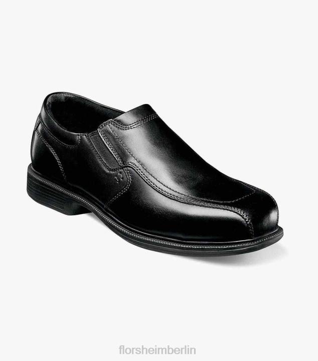 D280410 Schwarz Schuhwerk Männer Florsheim Utility-Schnürstiefel mit Stahlkappe und schlichter Zehenpartie