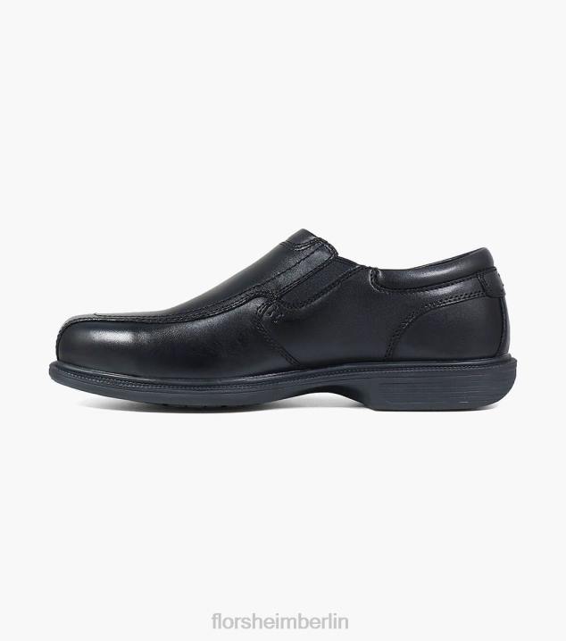D280410 Schwarz Schuhwerk Männer Florsheim Utility-Schnürstiefel mit Stahlkappe und schlichter Zehenpartie