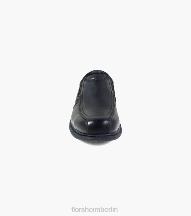 D280410 Schwarz Schuhwerk Männer Florsheim Utility-Schnürstiefel mit Stahlkappe und schlichter Zehenpartie