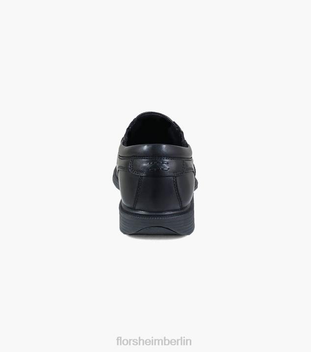 D280410 Schwarz Schuhwerk Männer Florsheim Utility-Schnürstiefel mit Stahlkappe und schlichter Zehenpartie