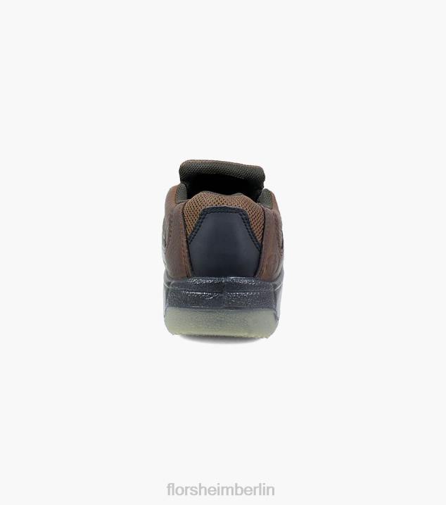 D280421 braun Schuhwerk Männer Florsheim Lucky Work Composite Toe Moc Toe Slip-on