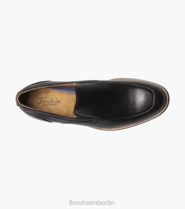 D28050 Schwarz Schuhwerk Männer Florsheim Moc-Toe-Slipper von Rucci