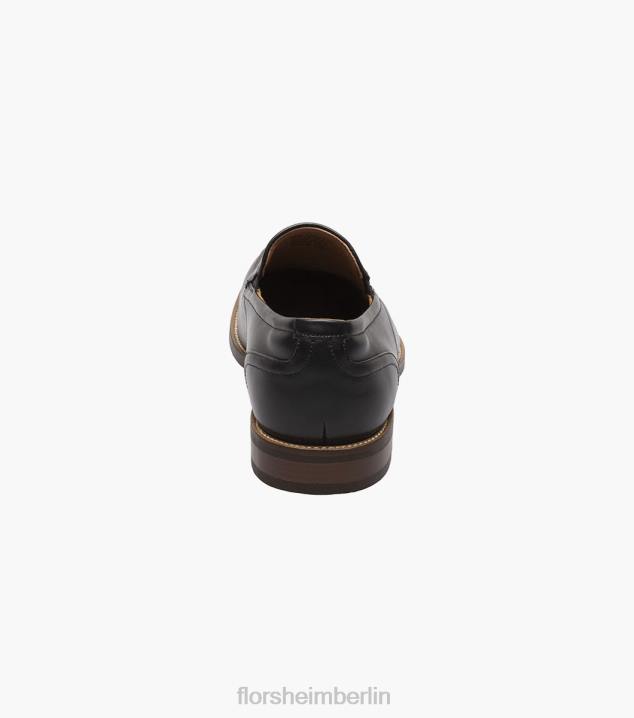 D28050 Schwarz Schuhwerk Männer Florsheim Moc-Toe-Slipper von Rucci
