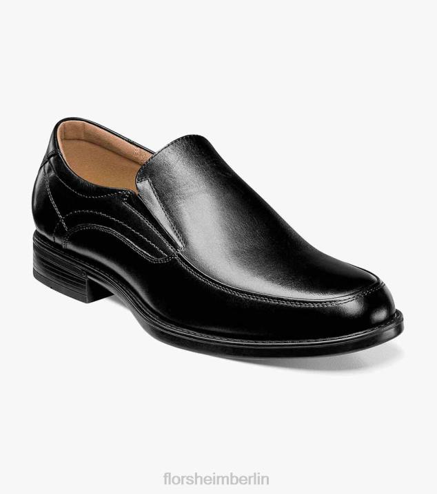D28089 Schwarz Schuhwerk Männer Florsheim Midtown Moc-Toe-Slipper