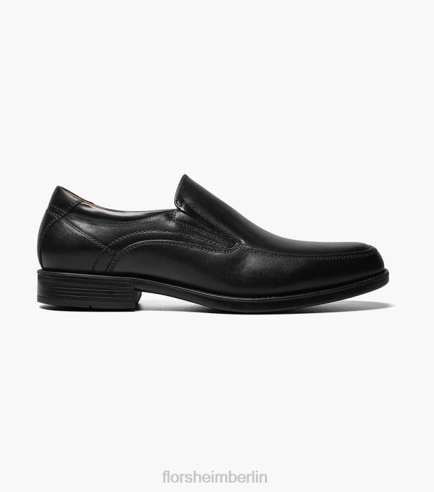 D28089 Schwarz Schuhwerk Männer Florsheim Midtown Moc-Toe-Slipper