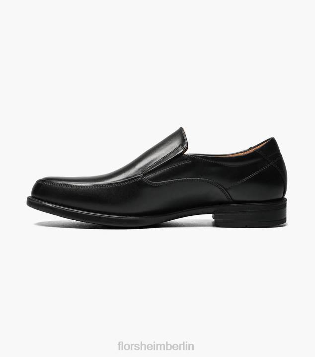 D28089 Schwarz Schuhwerk Männer Florsheim Midtown Moc-Toe-Slipper