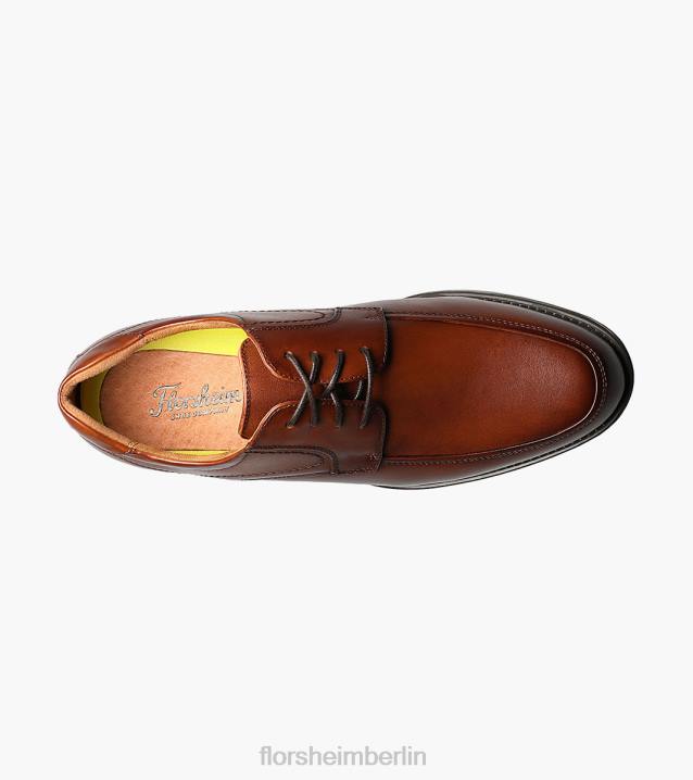 D28090 Cognac Schuhwerk Männer Florsheim Midtown Moc-Toe-Slipper