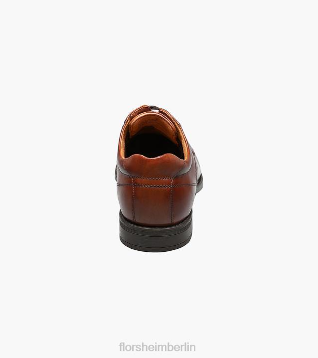 D28090 Cognac Schuhwerk Männer Florsheim Midtown Moc-Toe-Slipper