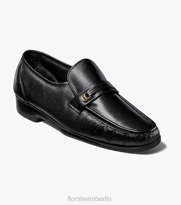 D280130 Schwarz Schuhwerk Männer Florsheim Riva Moc-Toe-Slipper