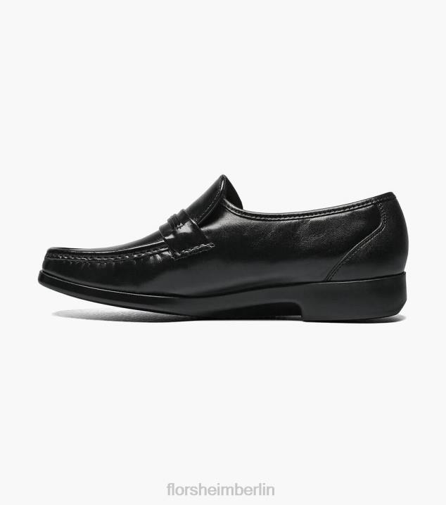 D280130 Schwarz Schuhwerk Männer Florsheim Riva Moc-Toe-Slipper