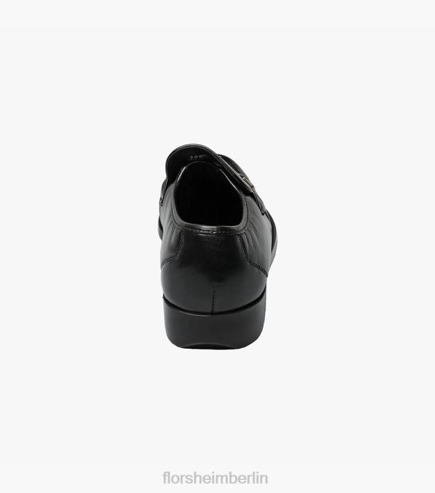 D280130 Schwarz Schuhwerk Männer Florsheim Riva Moc-Toe-Slipper