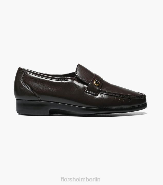 D280131 braun Schuhwerk Männer Florsheim Riva Moc-Toe-Slipper