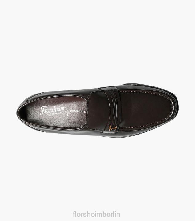 D280131 braun Schuhwerk Männer Florsheim Riva Moc-Toe-Slipper