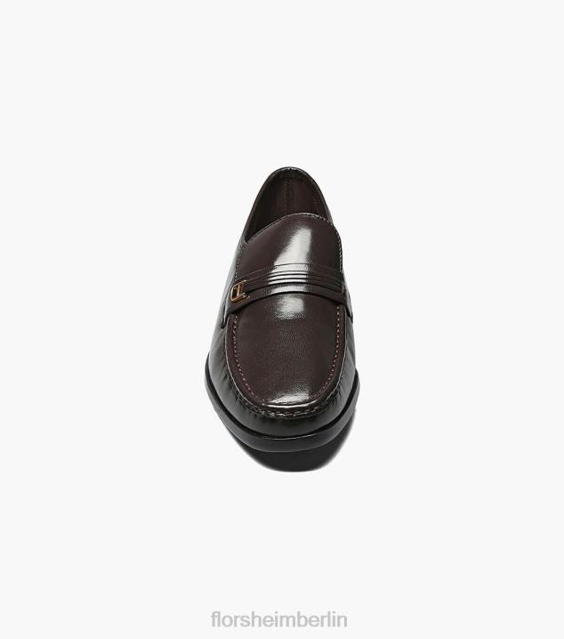 D280131 braun Schuhwerk Männer Florsheim Riva Moc-Toe-Slipper
