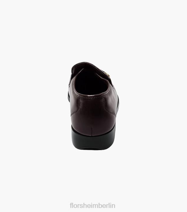 D280133 Burgund Schuhwerk Männer Florsheim Riva Moc-Toe-Slipper