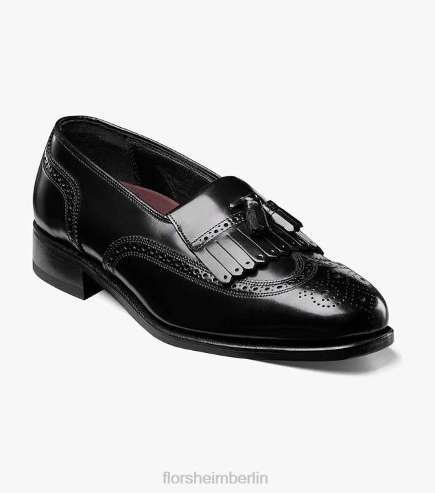 D280167 Schwarz Schuhwerk Männer Florsheim Lexington Wingtip Loafer