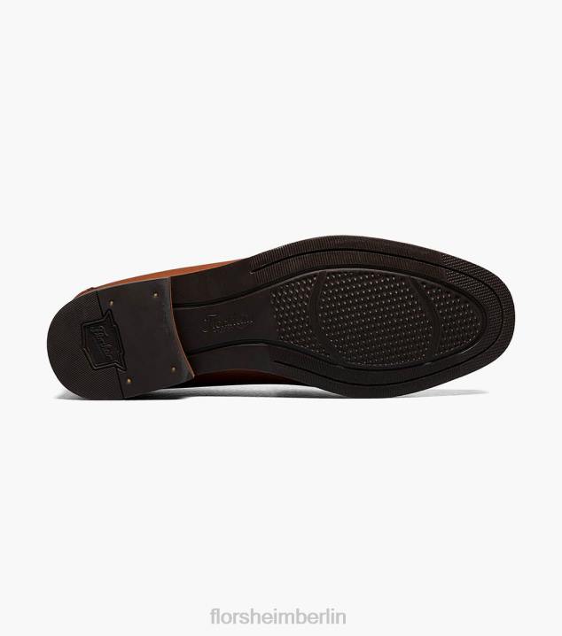 D280177 Cognac-Multi Schuhwerk Männer Florsheim Berkley Flex Moc Toe Penny Loafer