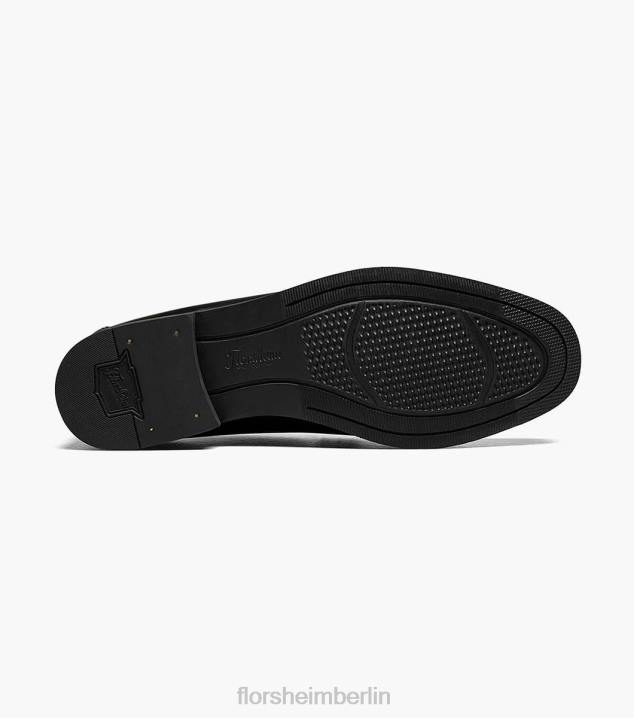 D280181 schwarz glatt Schuhwerk Männer Florsheim Berkley Flex Moc Toe Penny Loafer