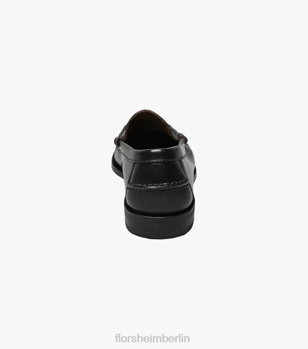 D280182 Schwarz Schuhwerk Männer Florsheim Berkley Moc-Toe-Penny-Loafer