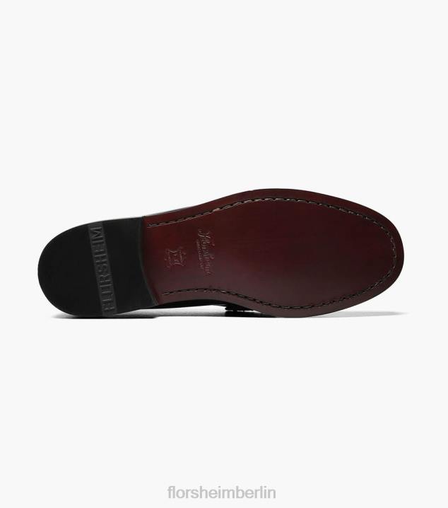 D280183 Burgund Schuhwerk Männer Florsheim Berkley Moc-Toe-Penny-Loafer